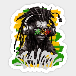 Skanking Reggae Sticker